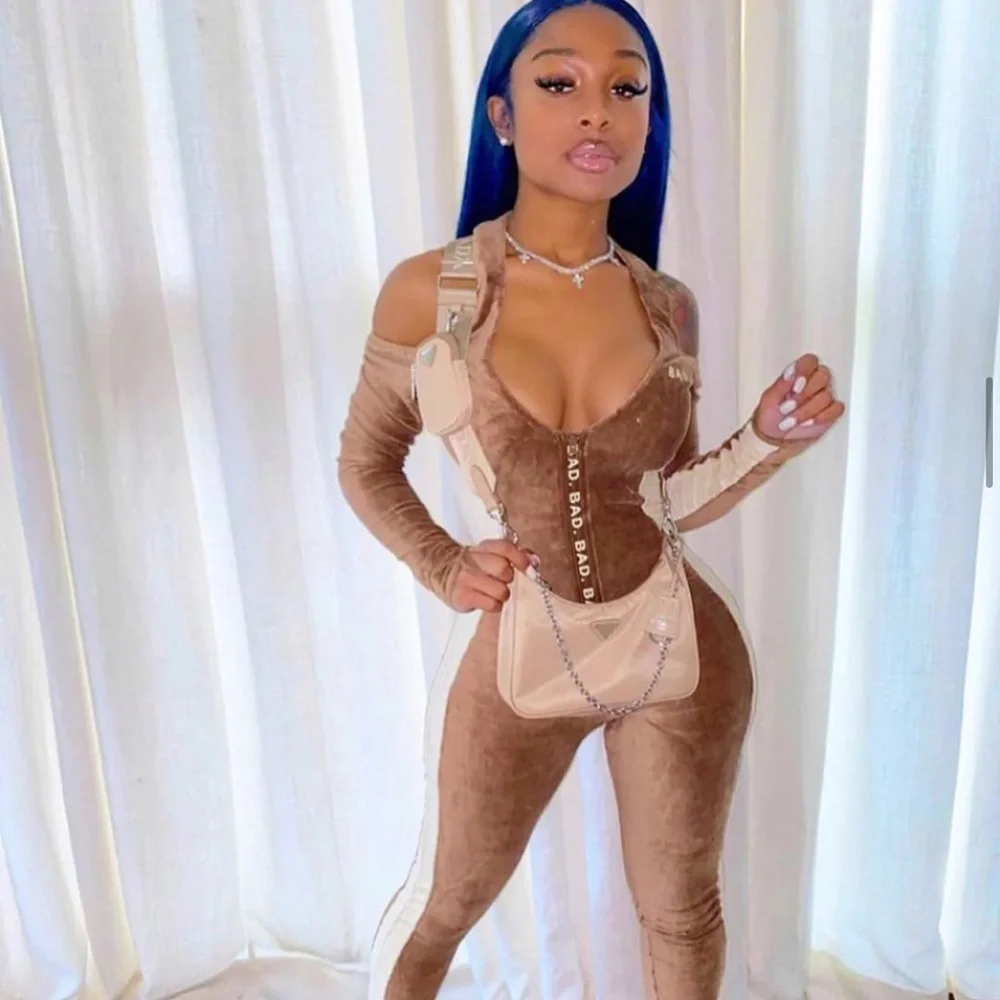 Bad Society Club Brown Corduroy Jumpsuit - Picture 11 of 13